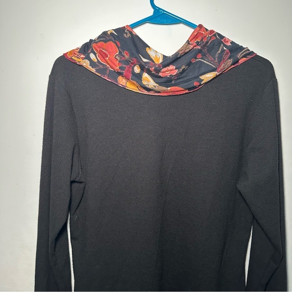 Parsley & Sage Small Artsy Lagenlook Soft Longline Tunic Longsleeve Cowl Neck - Picture 12 of 14